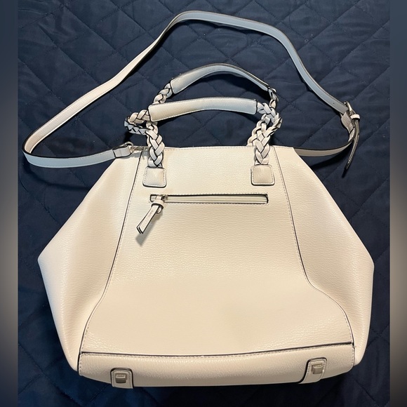 Reposh Beautiful Simply Noelle white with black trim large purse. - Picture 2 of 13